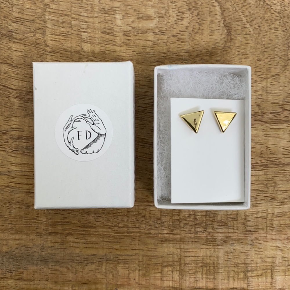 ✨ Triangle Studs
